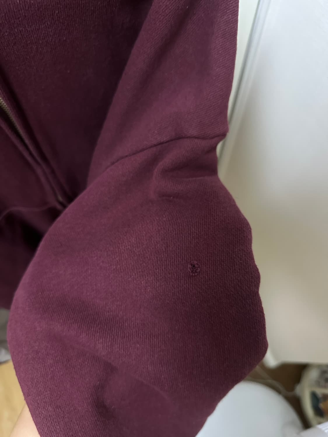 요석 후드집업 Balance hoodie zip-up(Burgundy) 상품이미지4