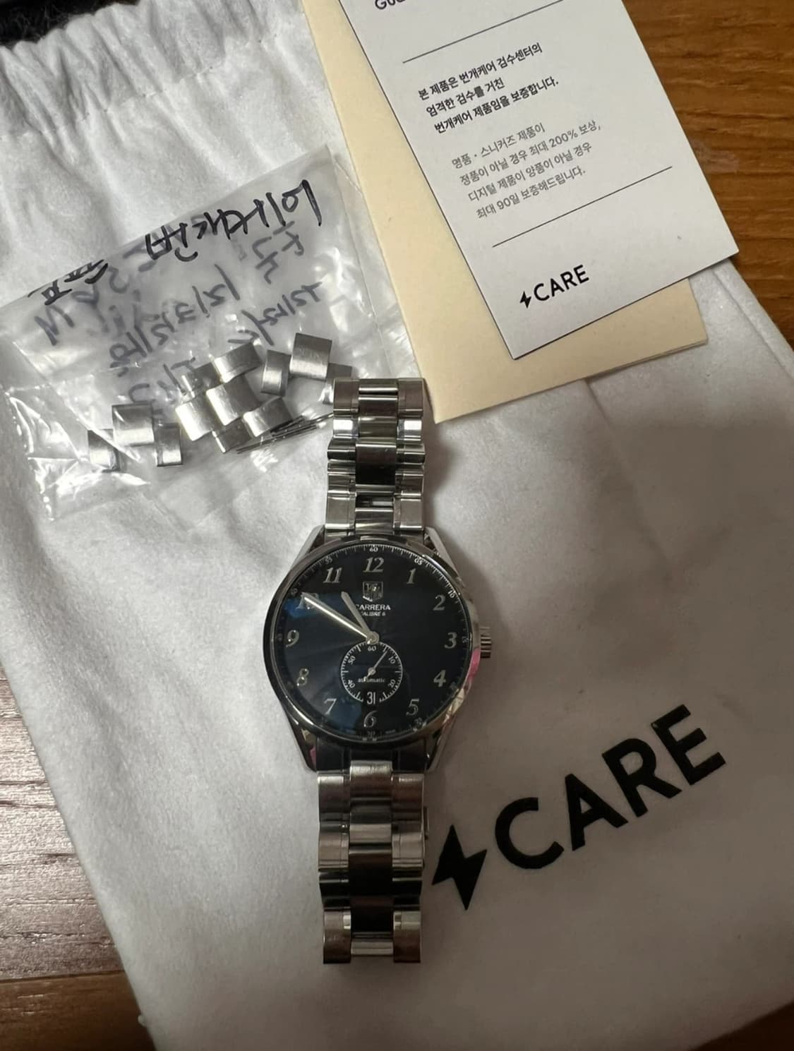 태그호이어 까레라 39mm 헤리티지 WAS2110 검판 칼리버6 상품이미지7