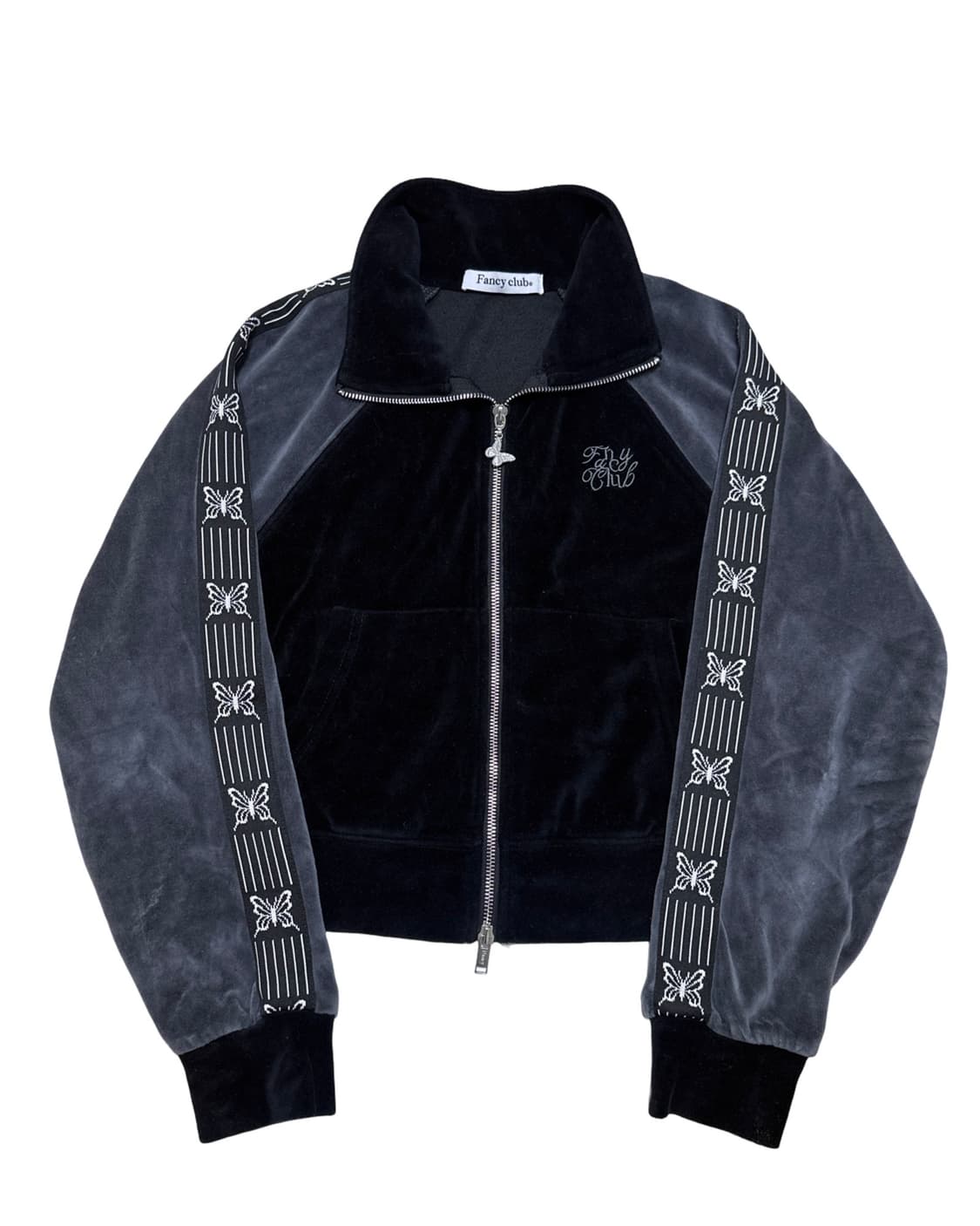 팬시클럽 벨벳 트랙탑 져지 상품이미지1