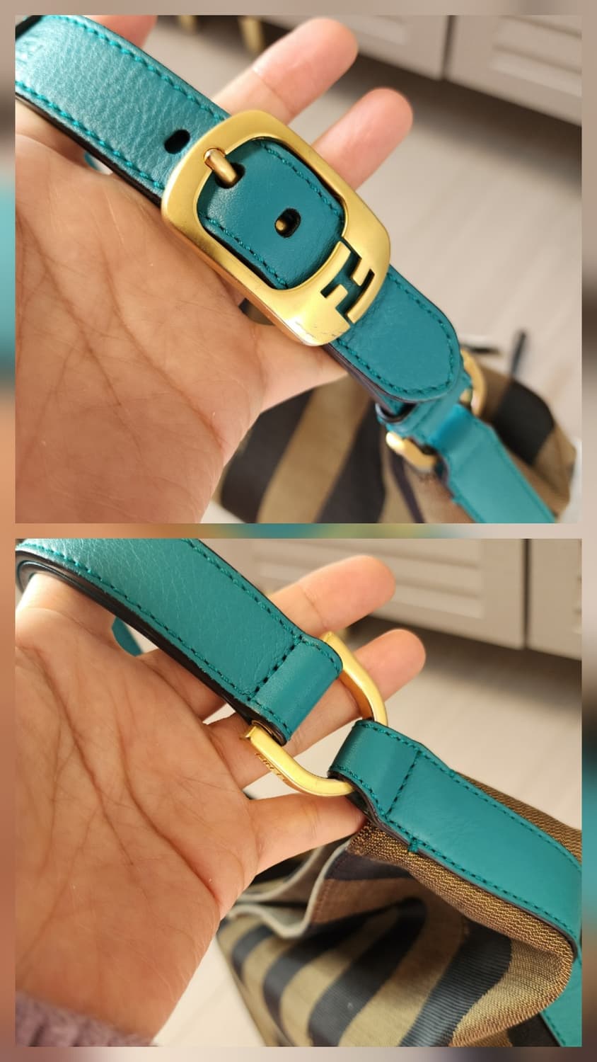 정품 펜디 시그니처 스트라이프 호보백 상품이미지6