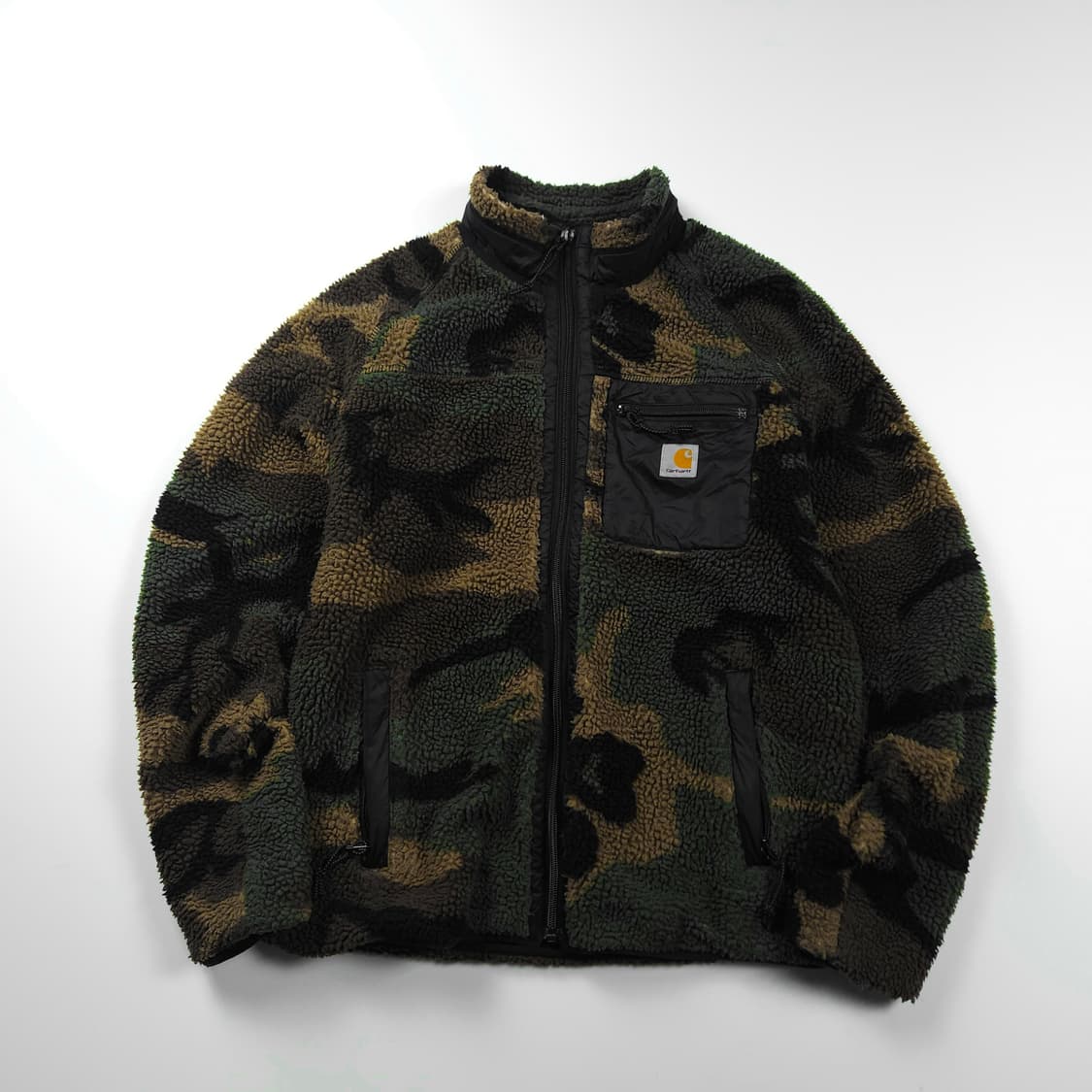 칼하트 wip 스카우트 카모플라쥬 플리스 자켓 (M) 상품이미지1