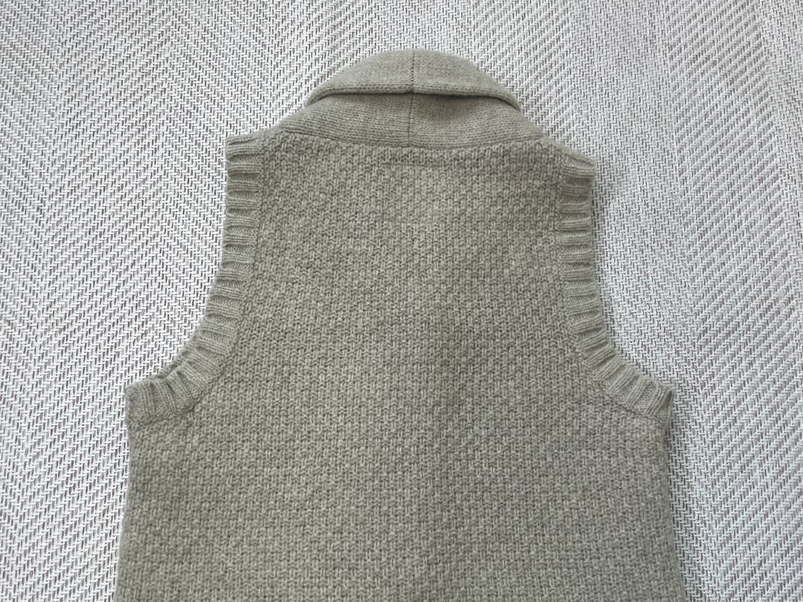 빈티지 베이지 케이블 니트 베스트  J04131 상품이미지7