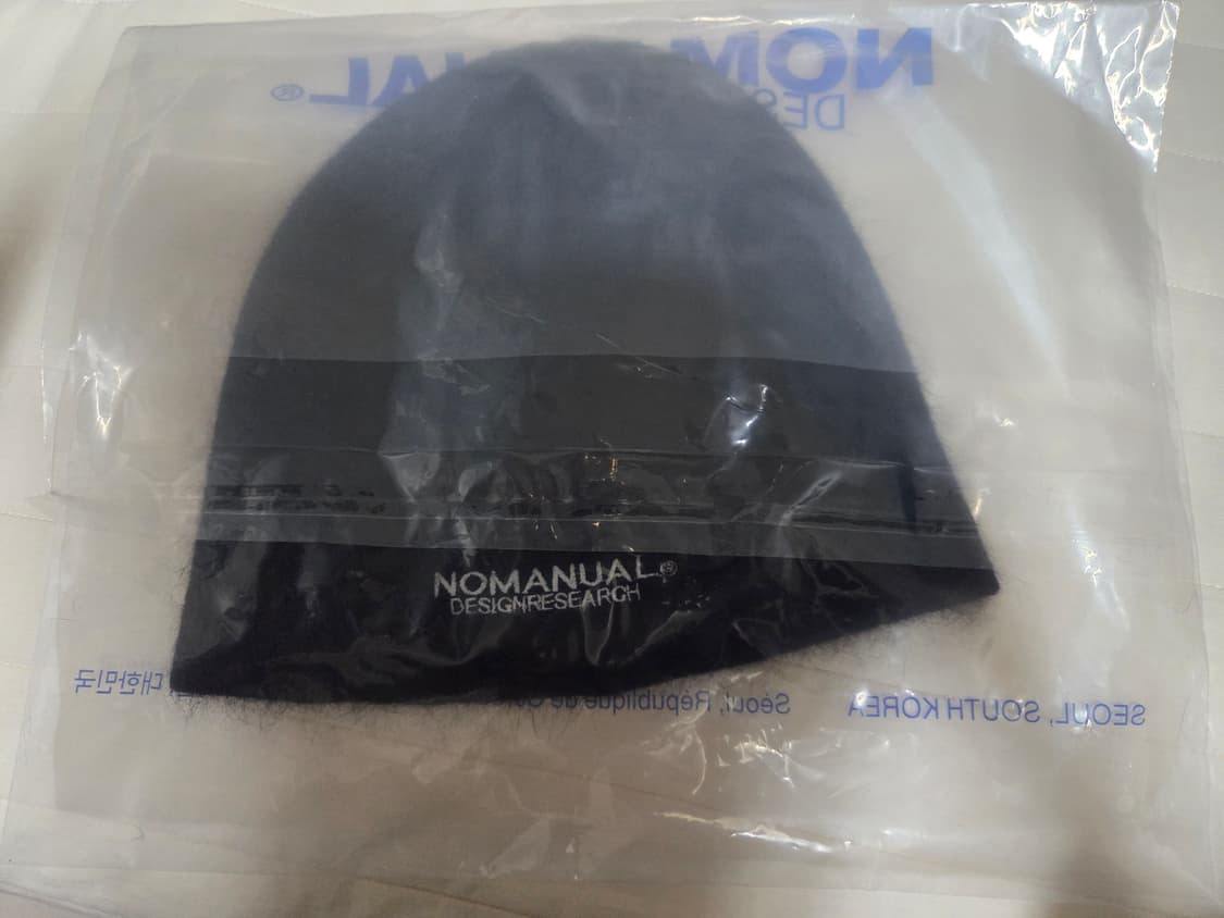 [새상품] 노매뉴얼 HAIRY BEANIE 비니 블랙 상품이미지2