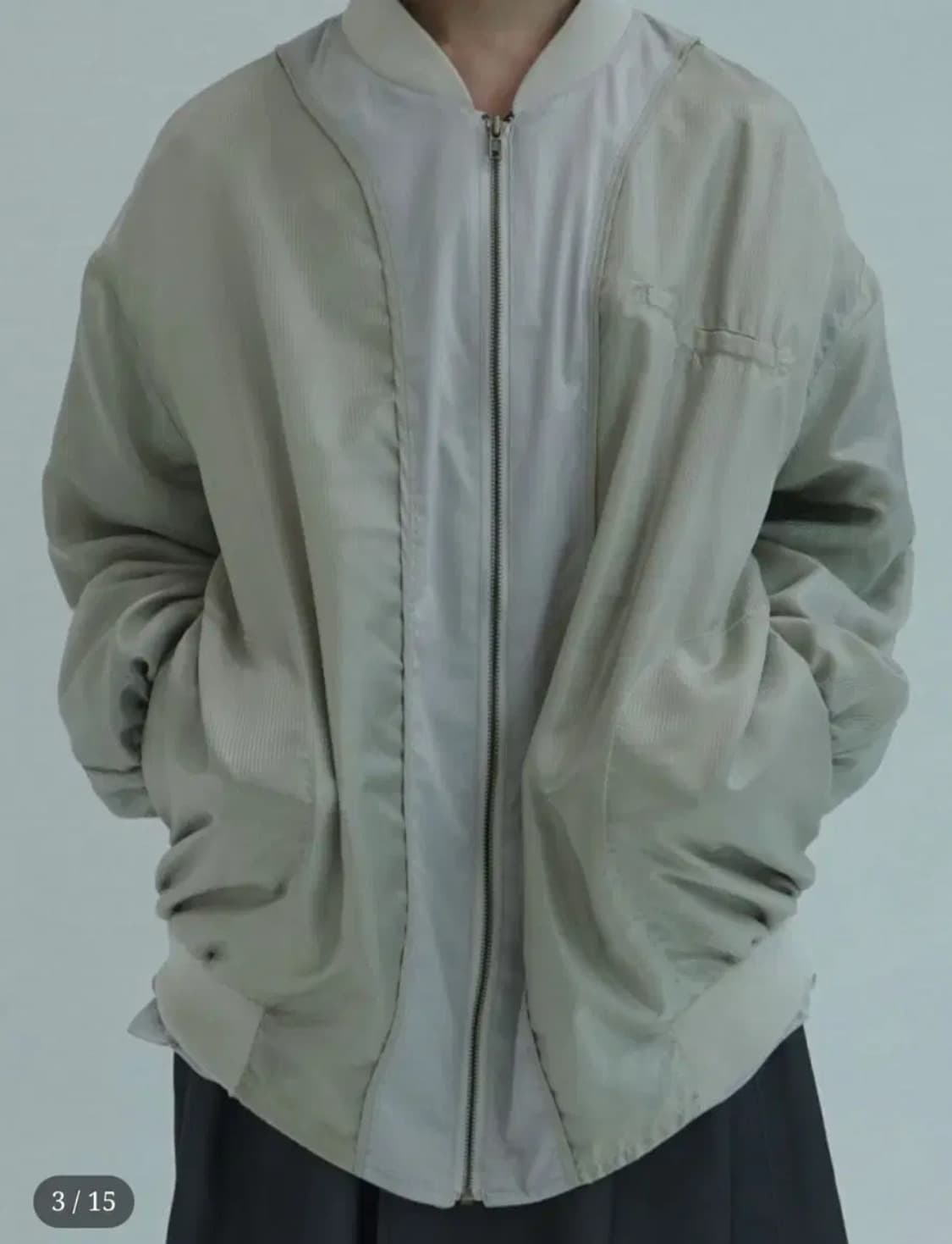 [Eont’s] Lining Stripe Blouson 상품이미지3