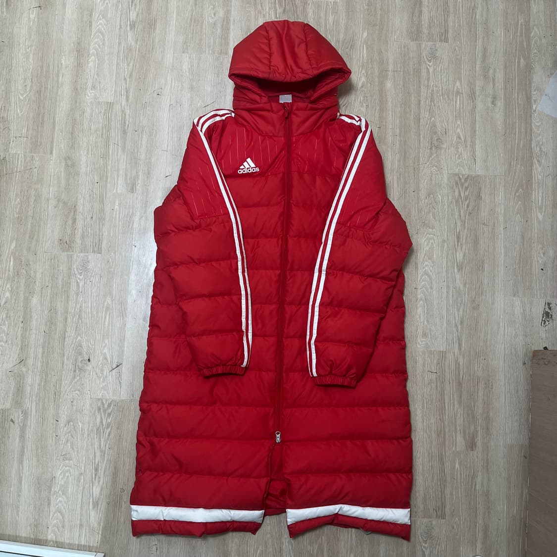 아디다스 티로15 롱 다운 자켓 레드 2XL(110) 상품이미지4