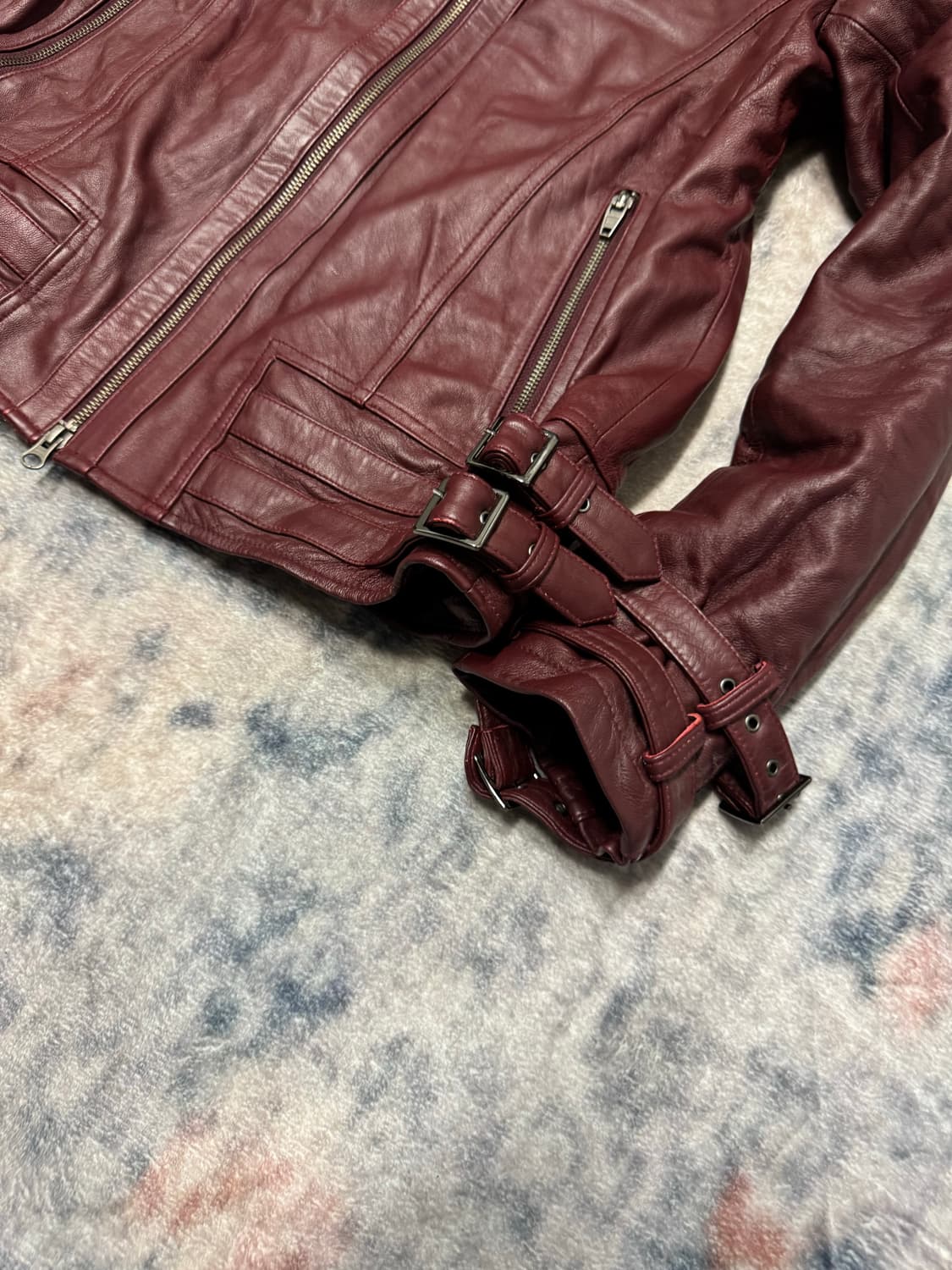 Jackrose 00s lamb skin trimming fur jack 상품이미지6