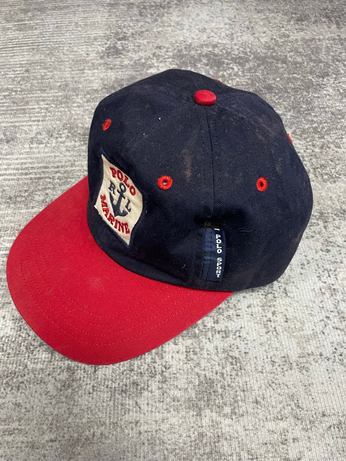 90s POLO SPORT marine cap 상품이미지2