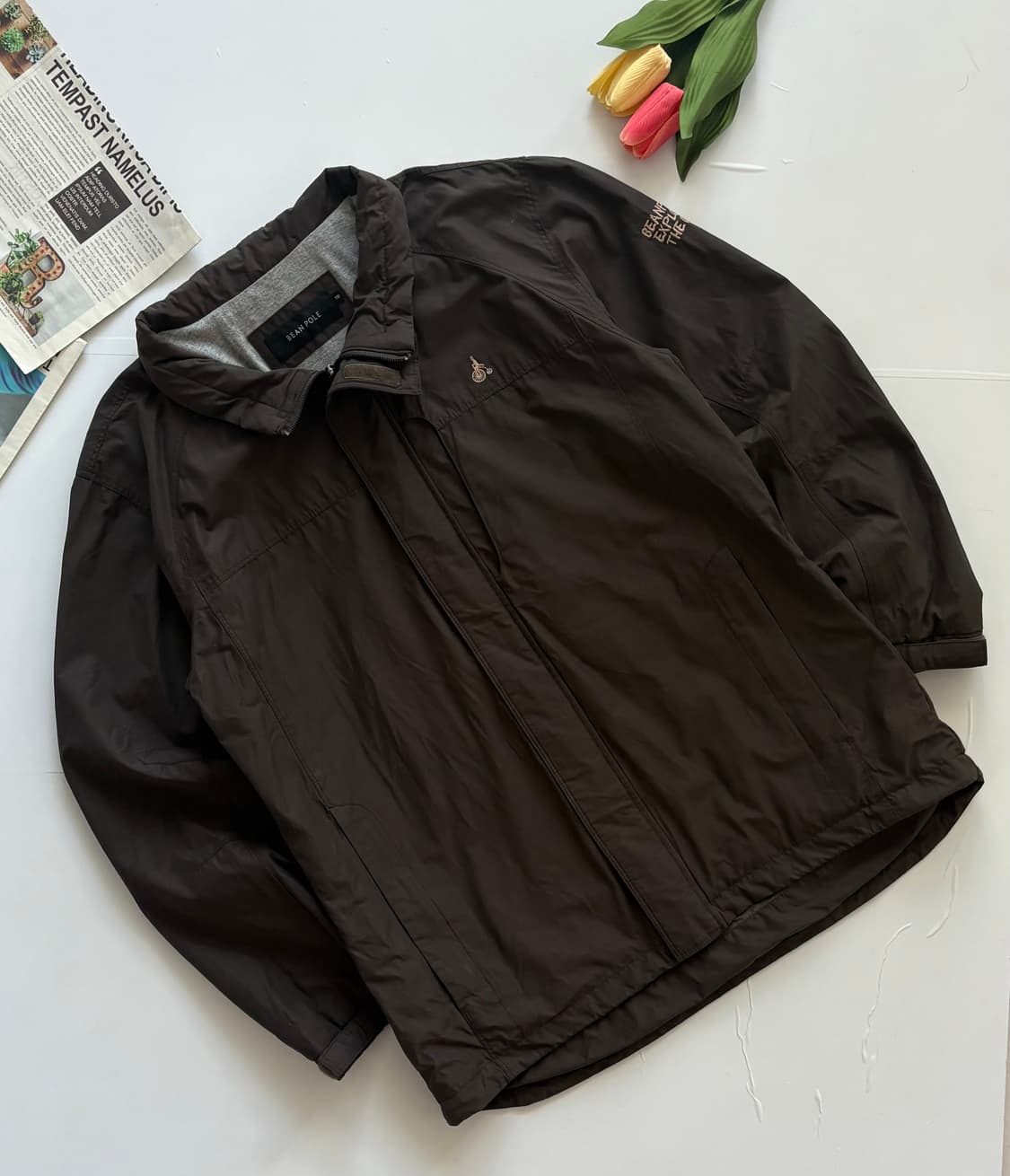 빈폴 초코 x 브라운 바람막이 점퍼 상품이미지1
