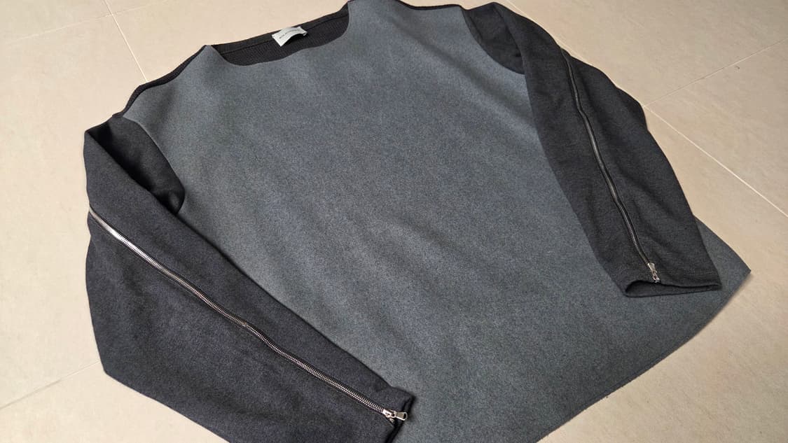 솔리드 옴므  백지퍼 베색 맨투맨  상품이미지2