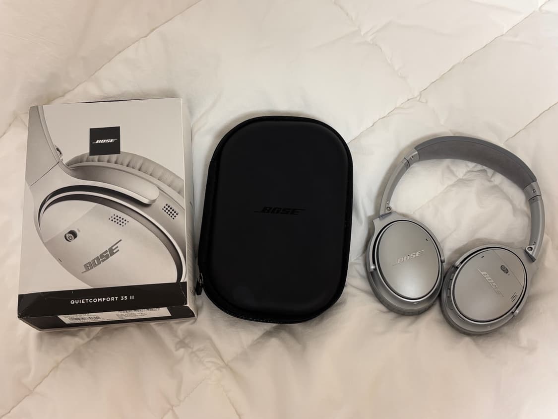 보스 qc35 II 실버 헤드폰 판매 상품이미지1