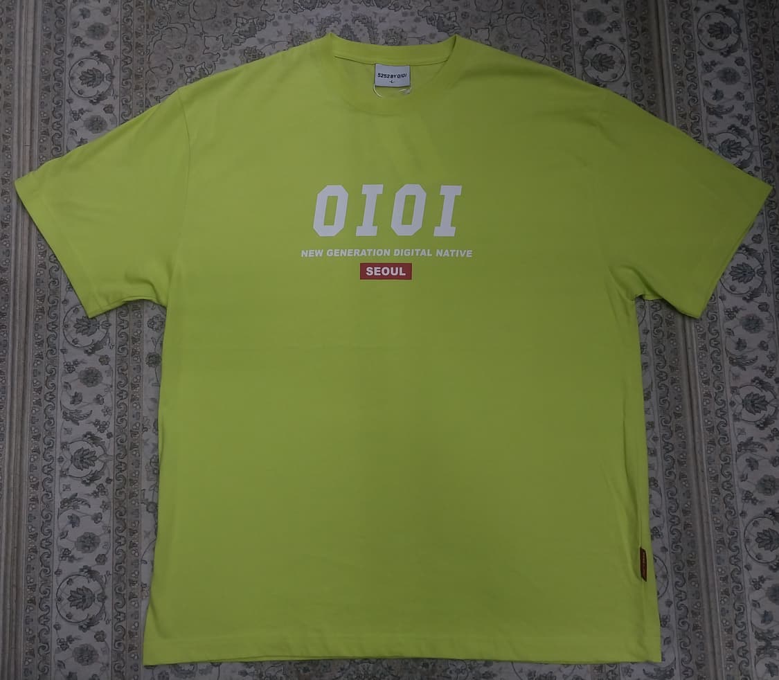 (새상품) oioi 라임반팔티 상품이미지1
