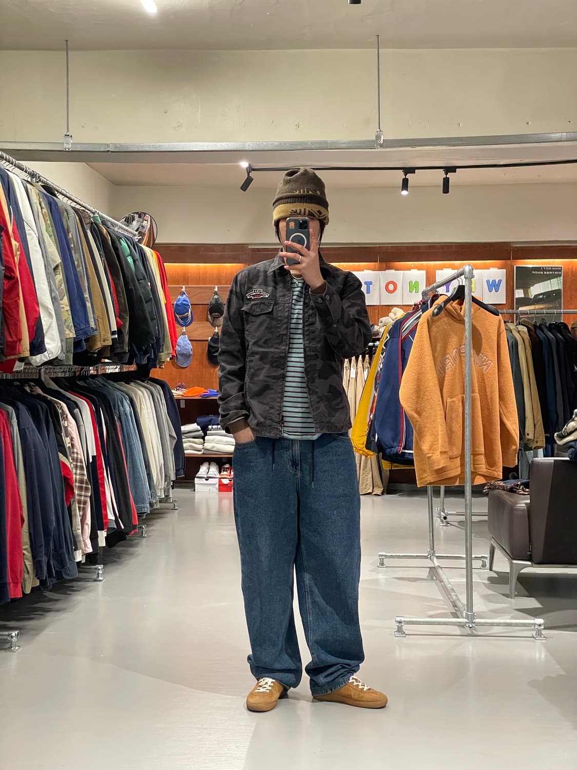 빈티지 카모플라주 자켓 상품이미지3