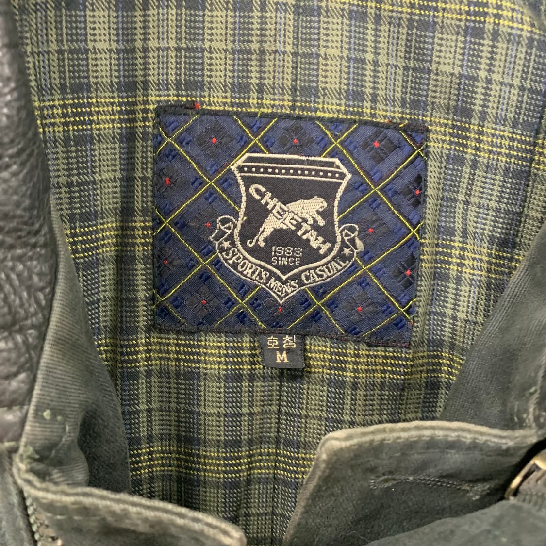 Vintage 빈티지 레더 봄버 자켓 상품이미지7