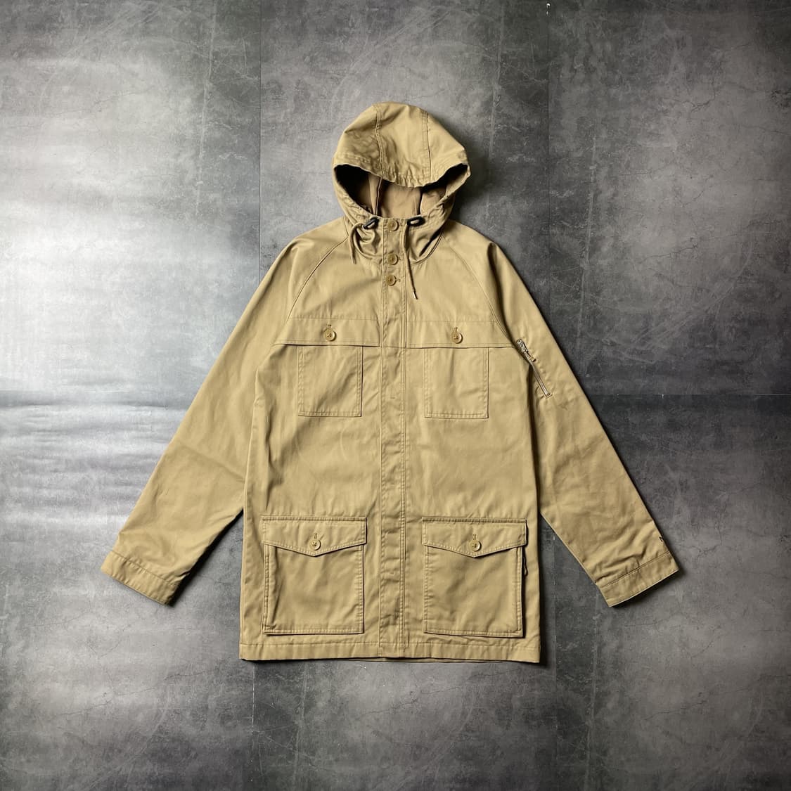 NIKE 나이키 빈티지 베이지 후드 필드자켓 A00448 상품이미지1