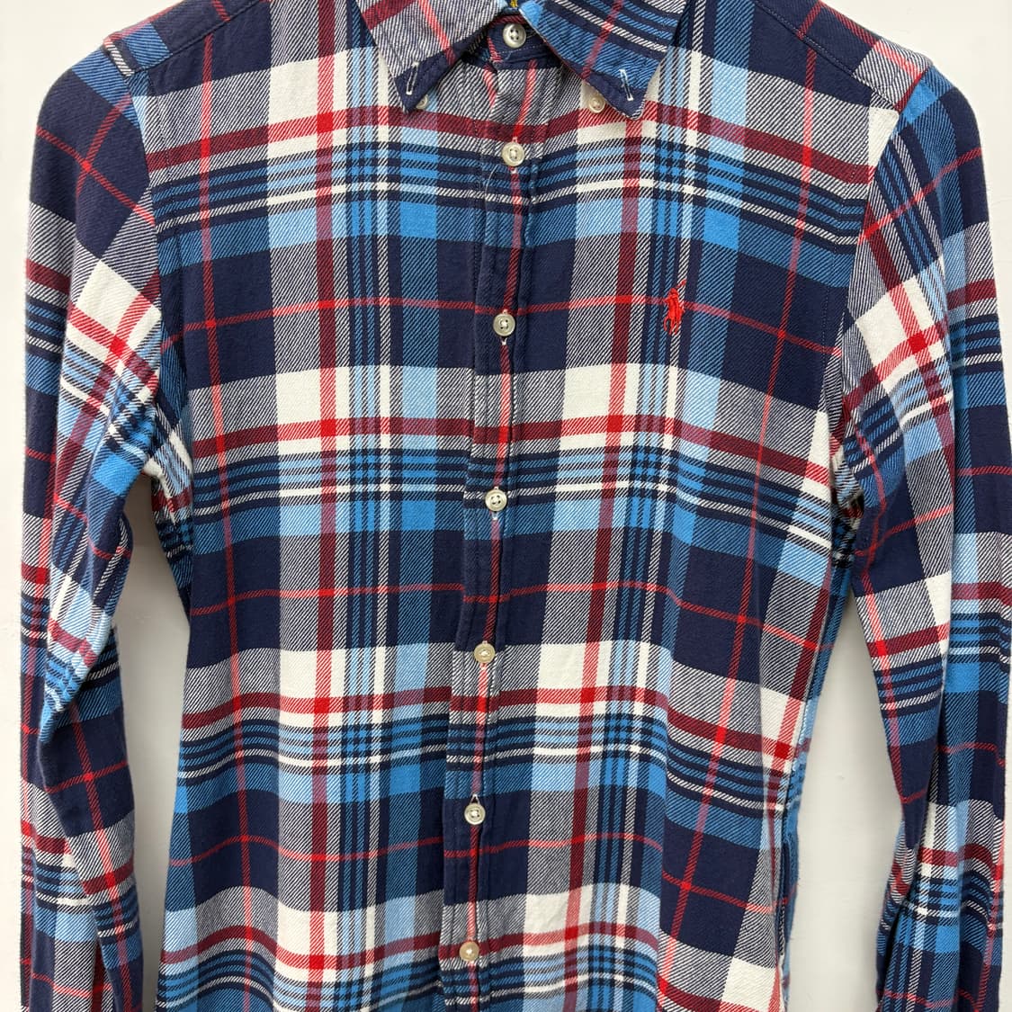 폴로 랄프로렌 체크 셔츠 남방 여/XS 상품이미지2