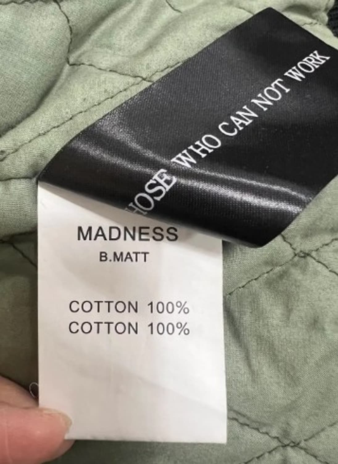 더매드니스 남성 항공패딩누빔점퍼 M 상품이미지6