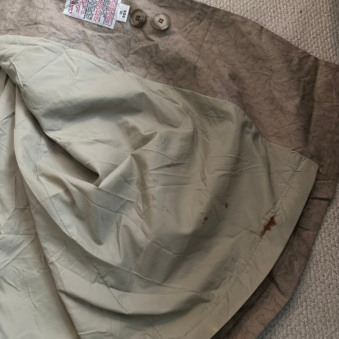 70~80s USA 런던포그 (LONDON FOG) 트렌치 코트 상품이미지7