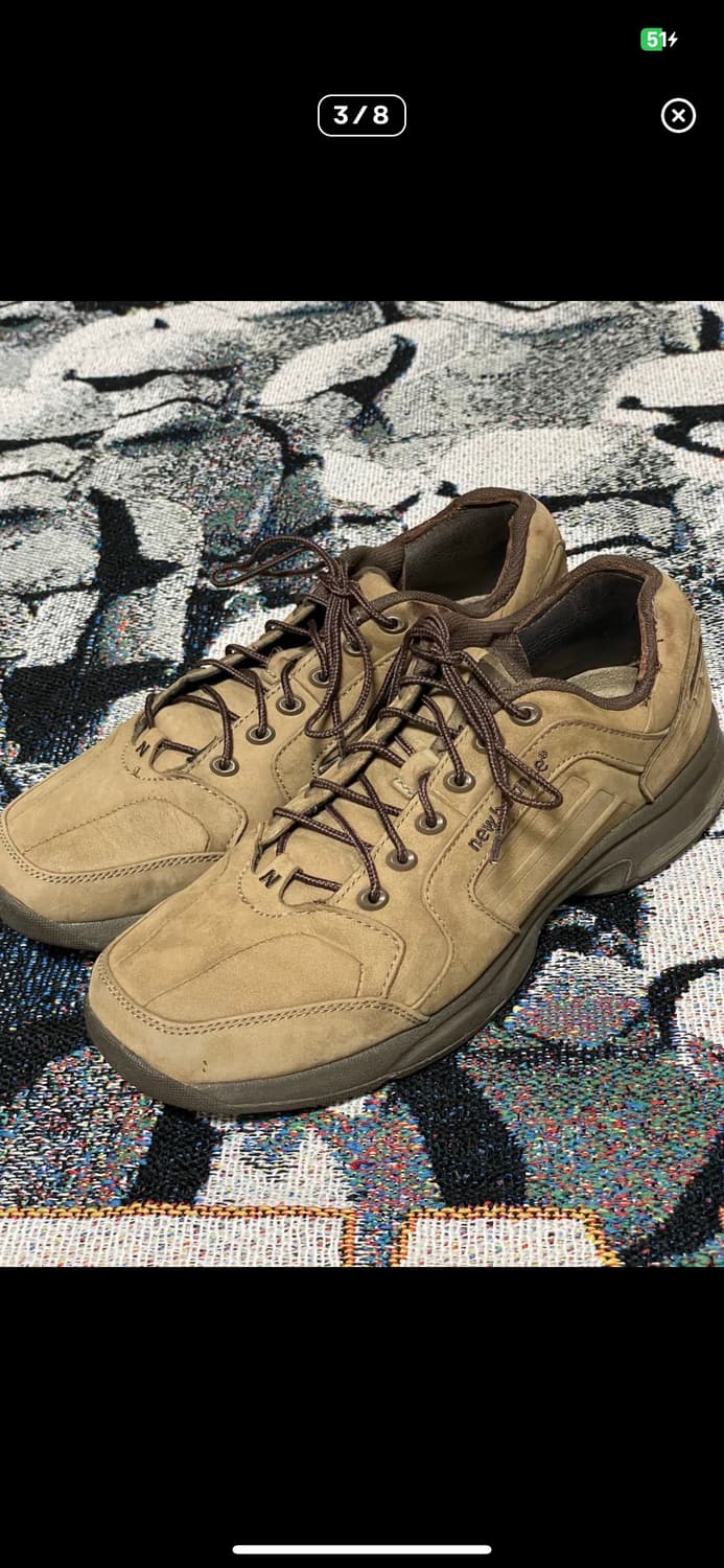 뉴발란스 627 브라운 스웨이드 신발 상품이미지3