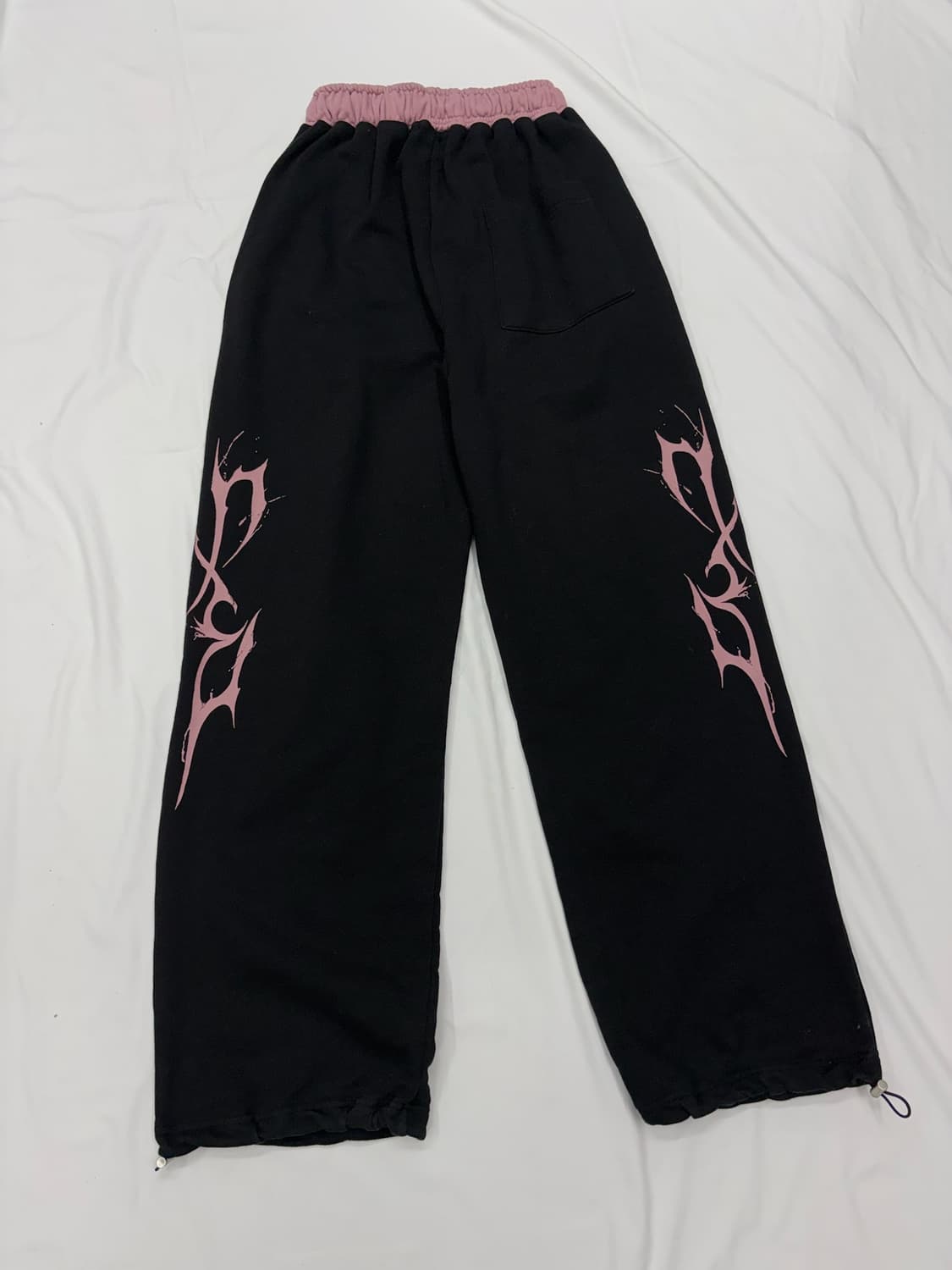 DXOH 디쏘에이치 썬더 로고 와이드 팬츠 Size: FREE 상품이미지4