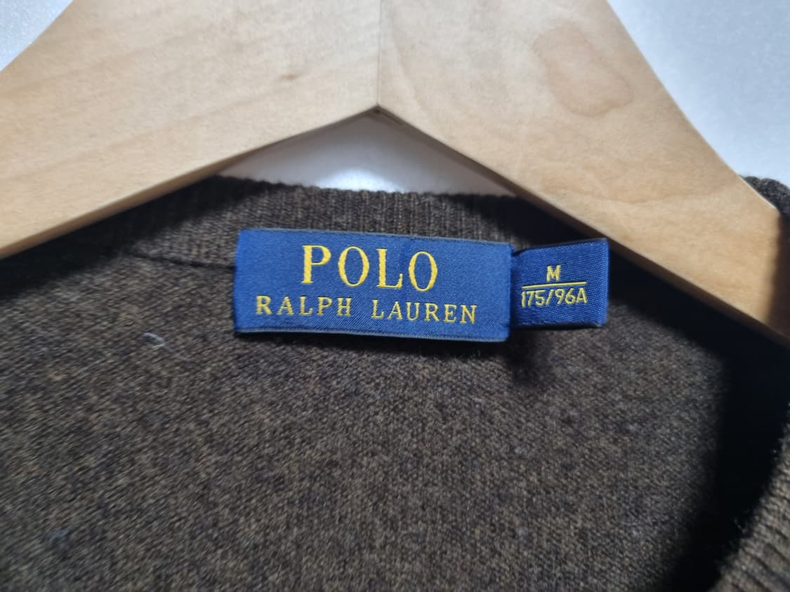 남성 폴로 POLO 울 WOOL 모 긴팔 니트 스웨터 브라운 갈색 상품이미지4