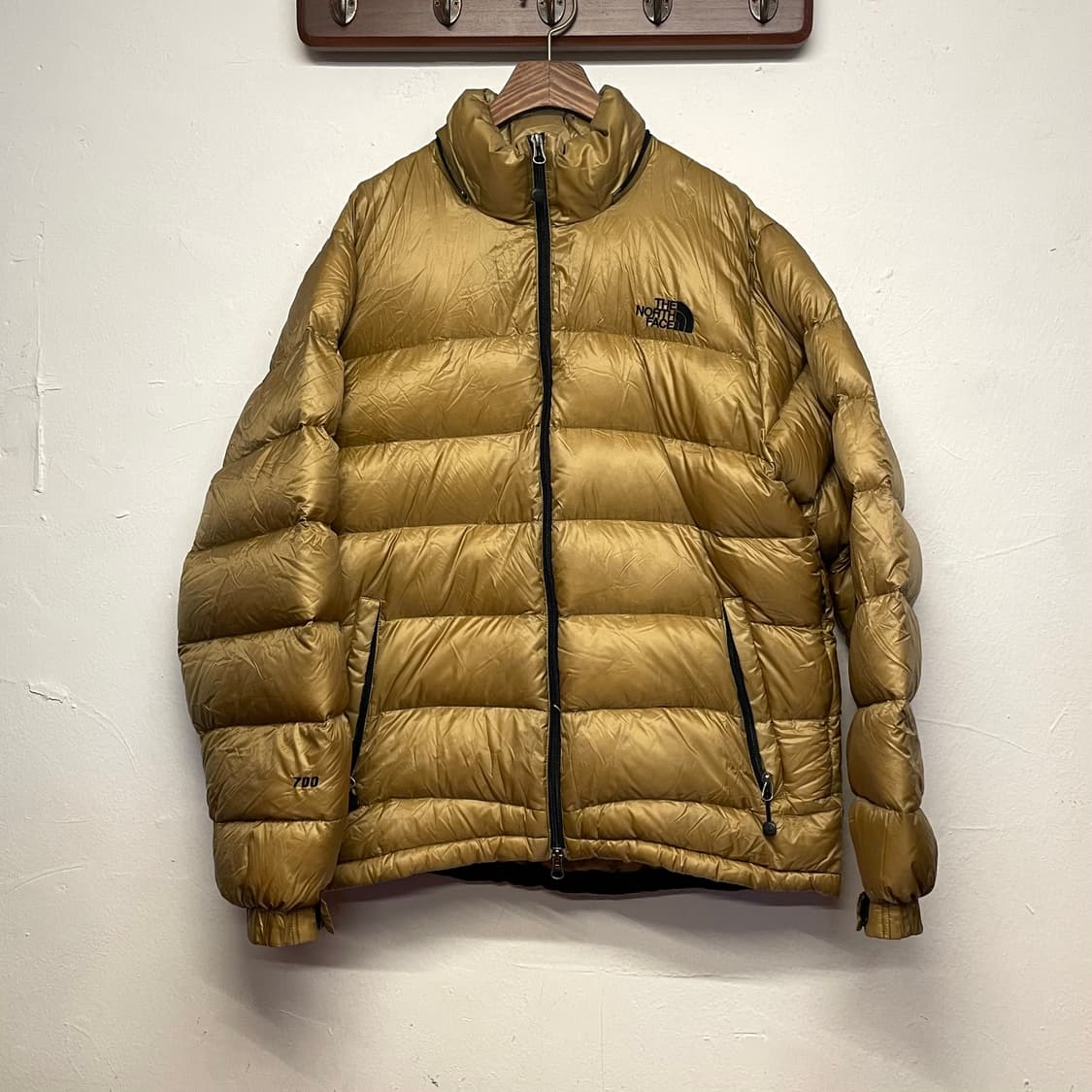 노스페이스 700 구스다운 골드 패딩 자켓  상품이미지1