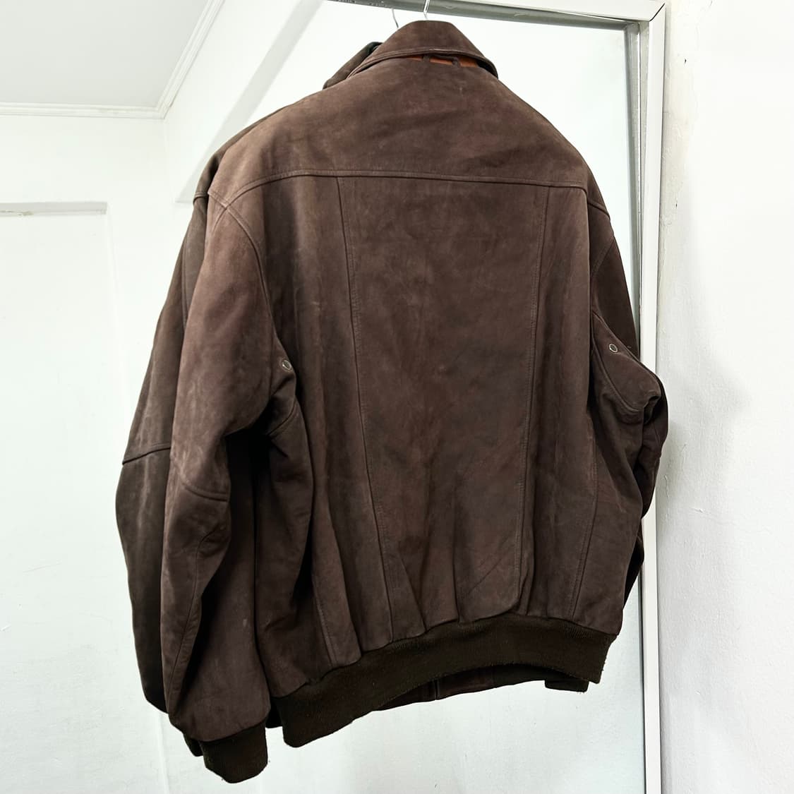 팀버랜드 시그니처 로고 소가죽 봄버 자켓 상품이미지4