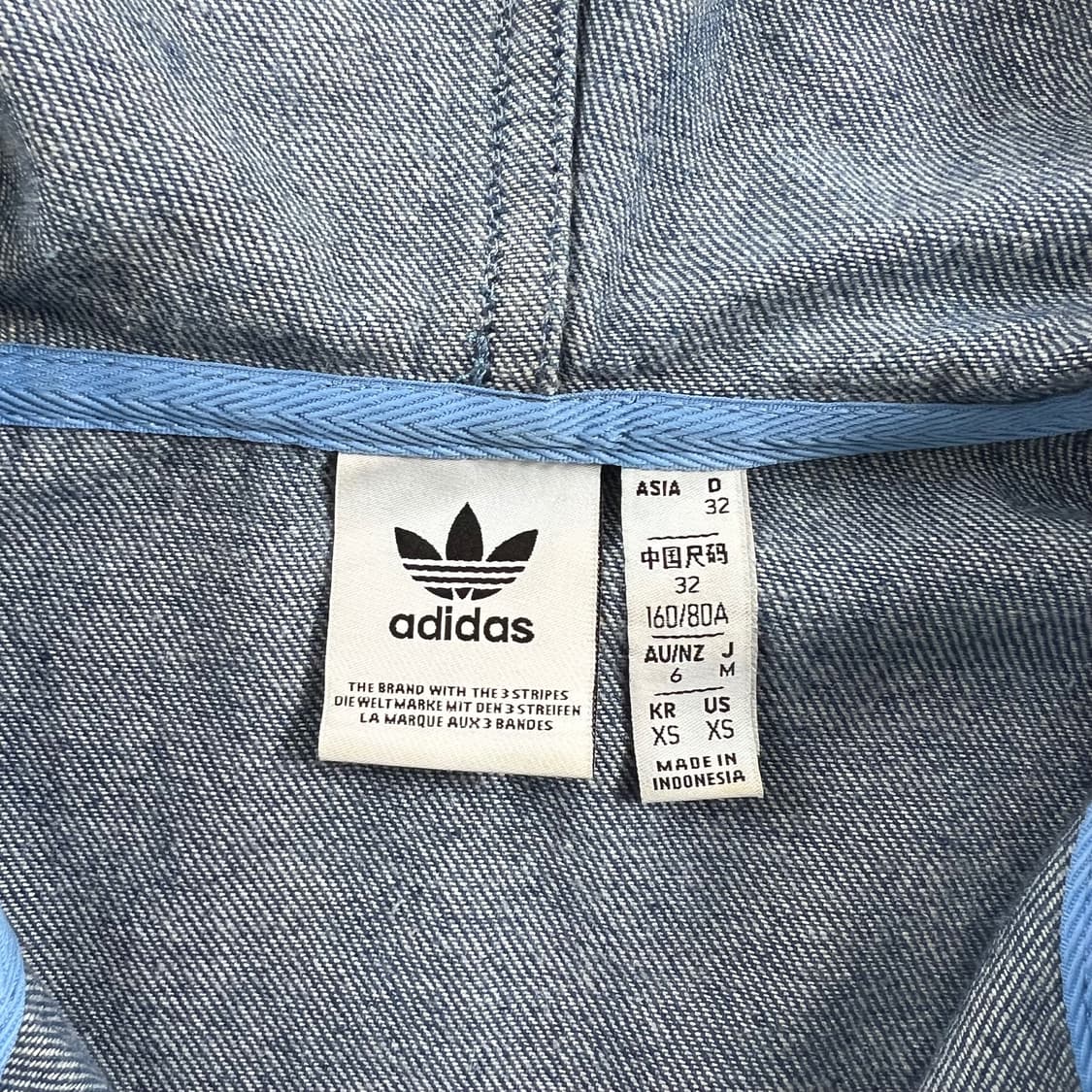 아디다스 데님 후드티 상품이미지6