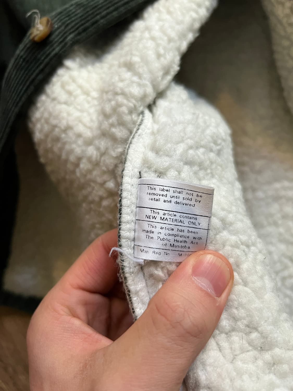 [L]USA 빈티지 쉐르파 라이닝 코듀로이 셔츠 자켓 상품이미지6