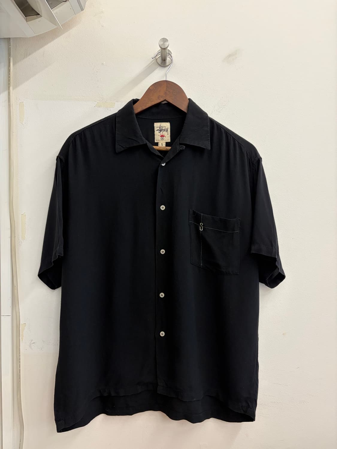 N234. 90s 올드 스투시 반팔 셔츠 상품이미지1