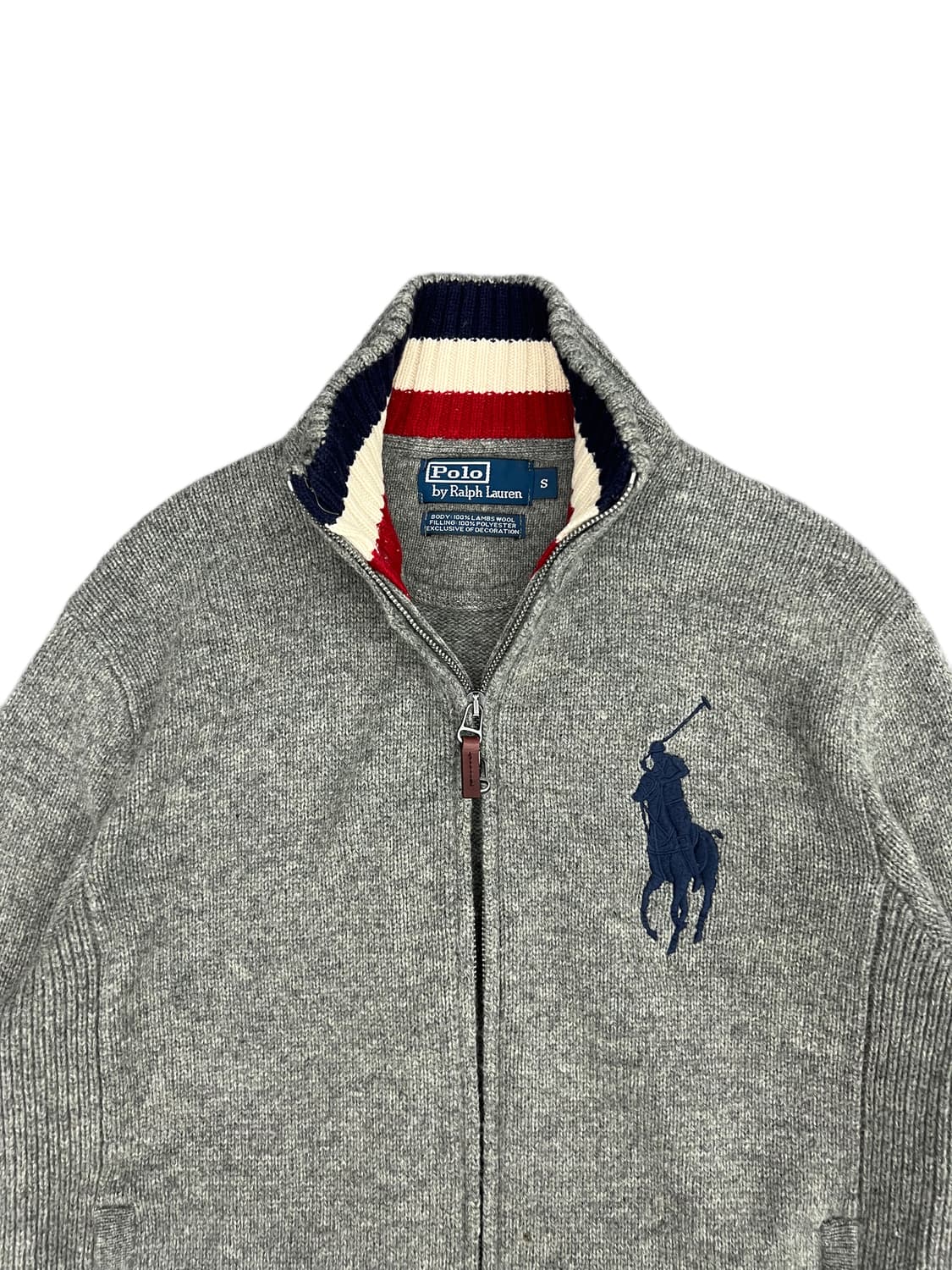 Polo big pony knit zip 상품이미지3