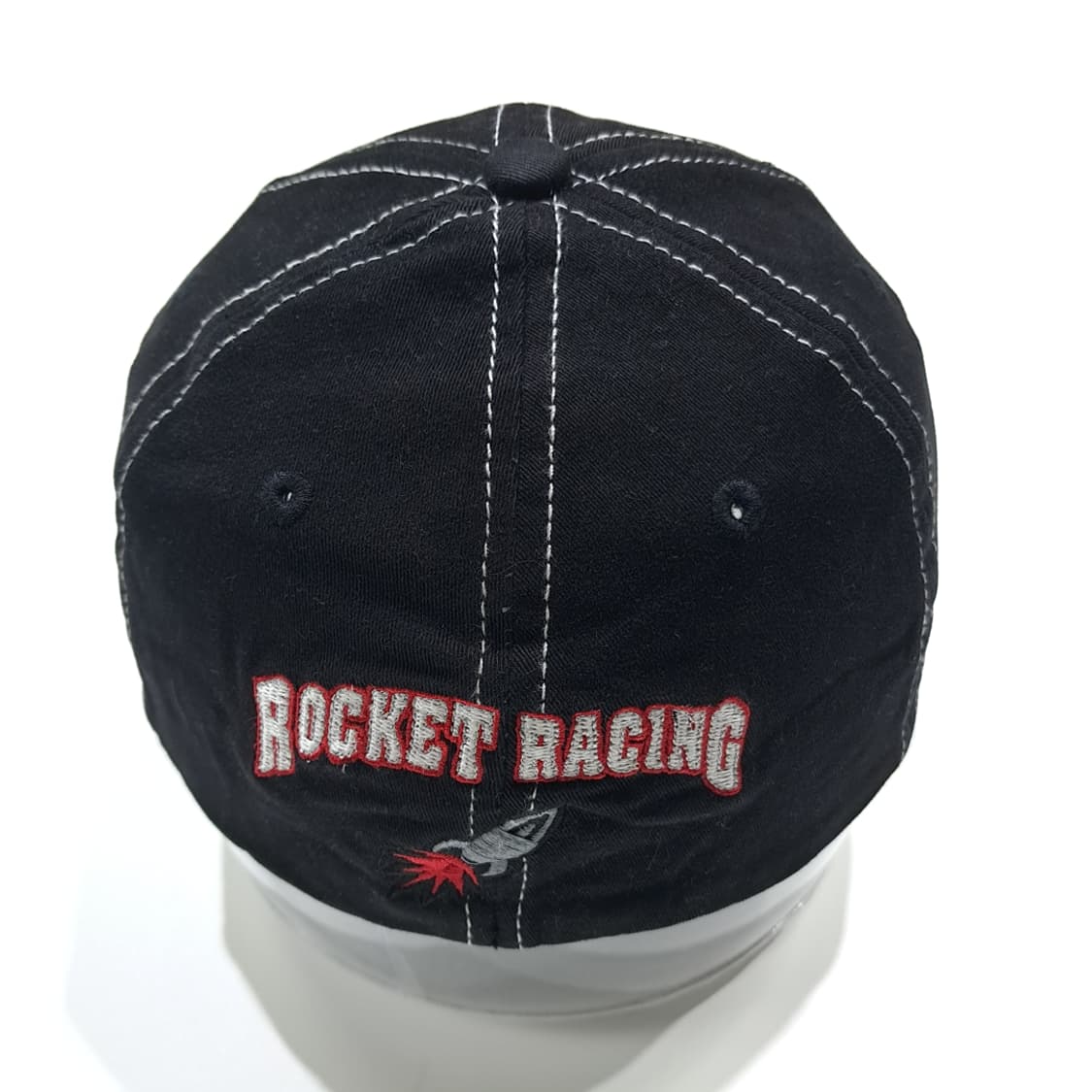 조로켓 레이싱 자수 화이트 스티치 블랙 볼캡 P2068 상품이미지5