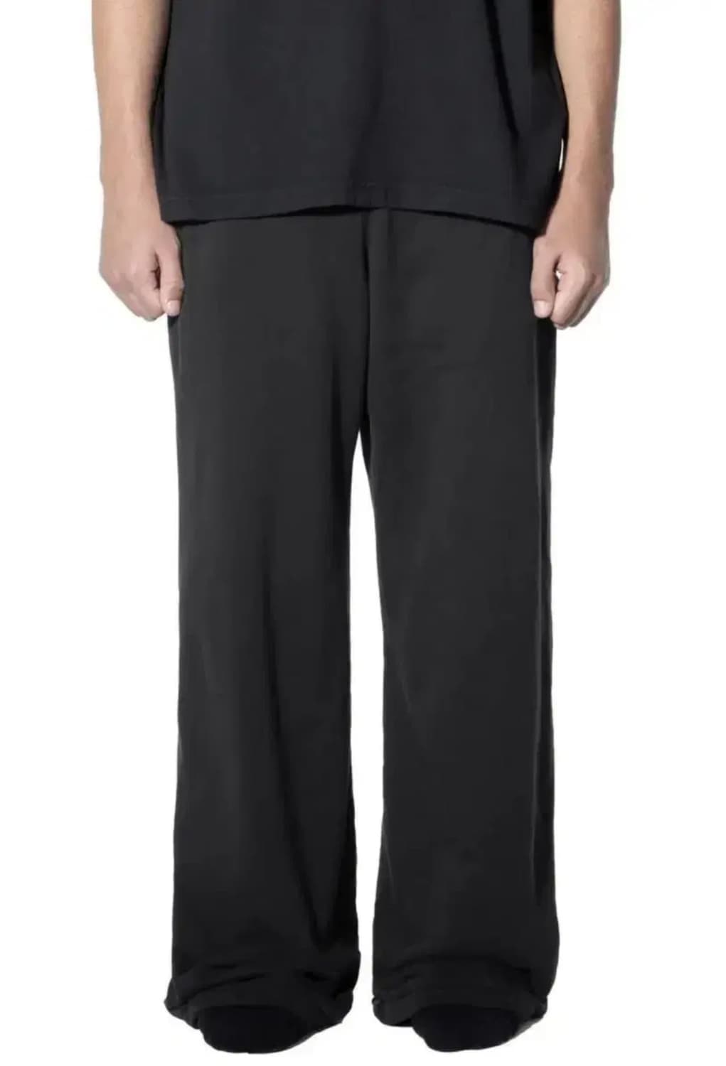 이지 갭 헤비 스웻팬츠 블랙 더블 레이어드 yeezy gap 상품이미지1