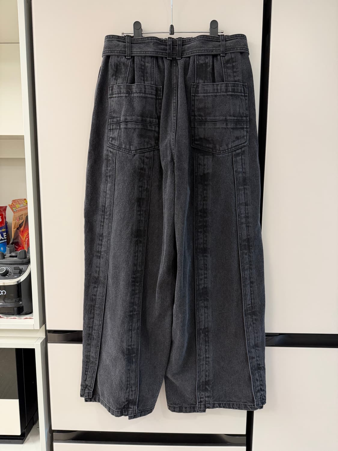 25ss 송지오옴므 어시메트릭 버티컬 블랙 상품이미지2