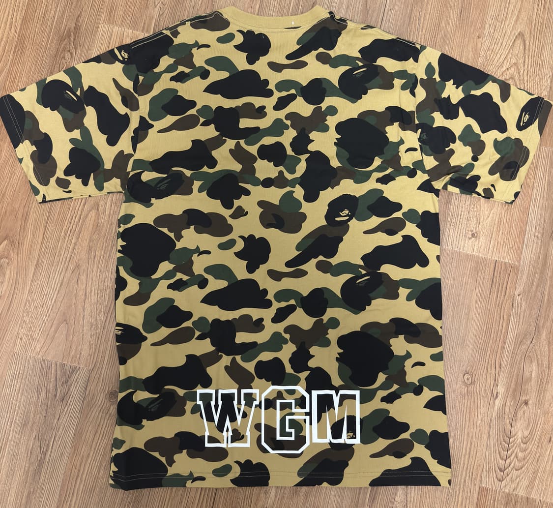 급처)베이프 샤크 반팔 티 황계 XL 상품이미지2