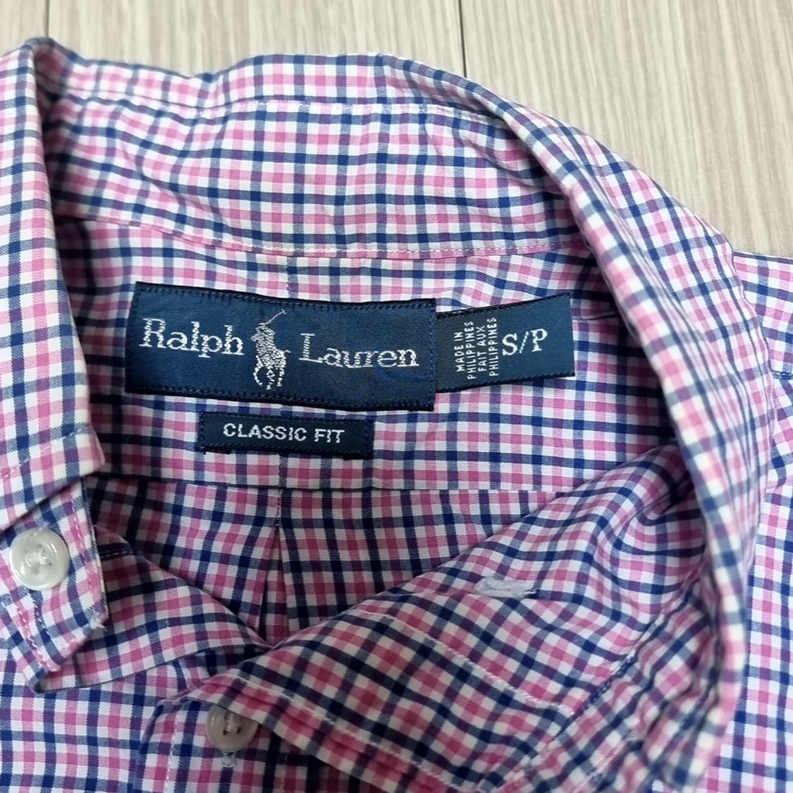 폴로 랄프로렌 체크 남방 긴팔 셔츠(95) 상품이미지4