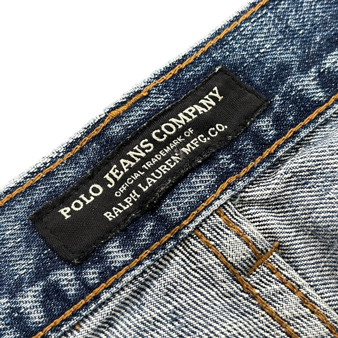 폴로 진스 드래곤 패치 와이드 데님팬츠 상품이미지5