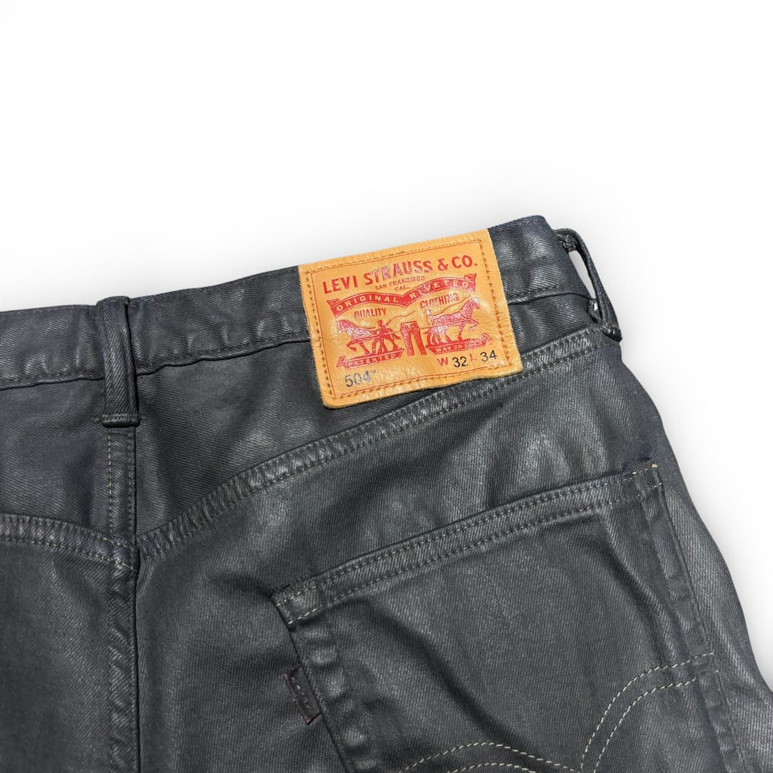 32 리바이스504 레귤러핏 코팅진 상품이미지2