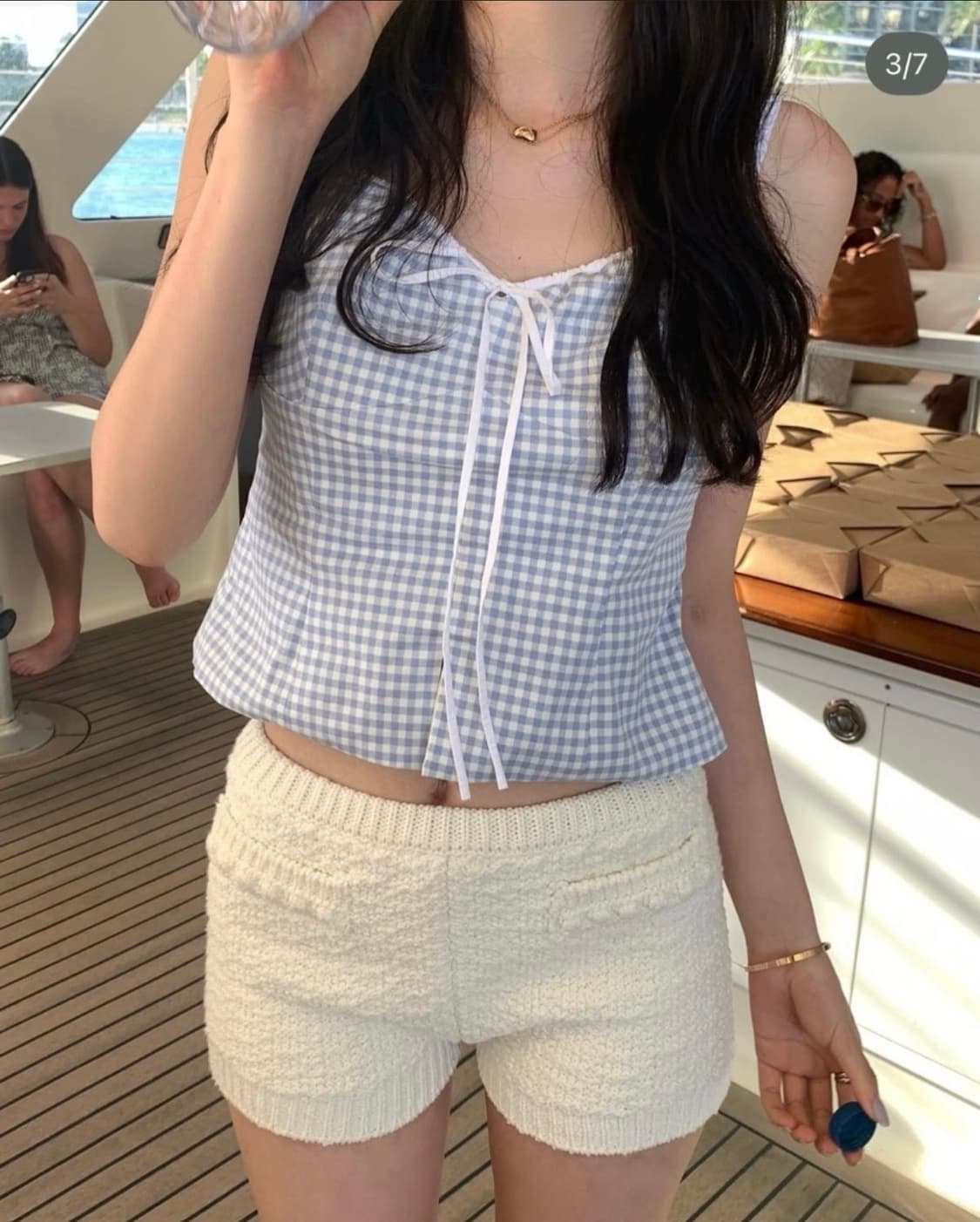 새상품) 르플레인 카프리 니트 팬츠 Capri Knit Pants 상품이미지3