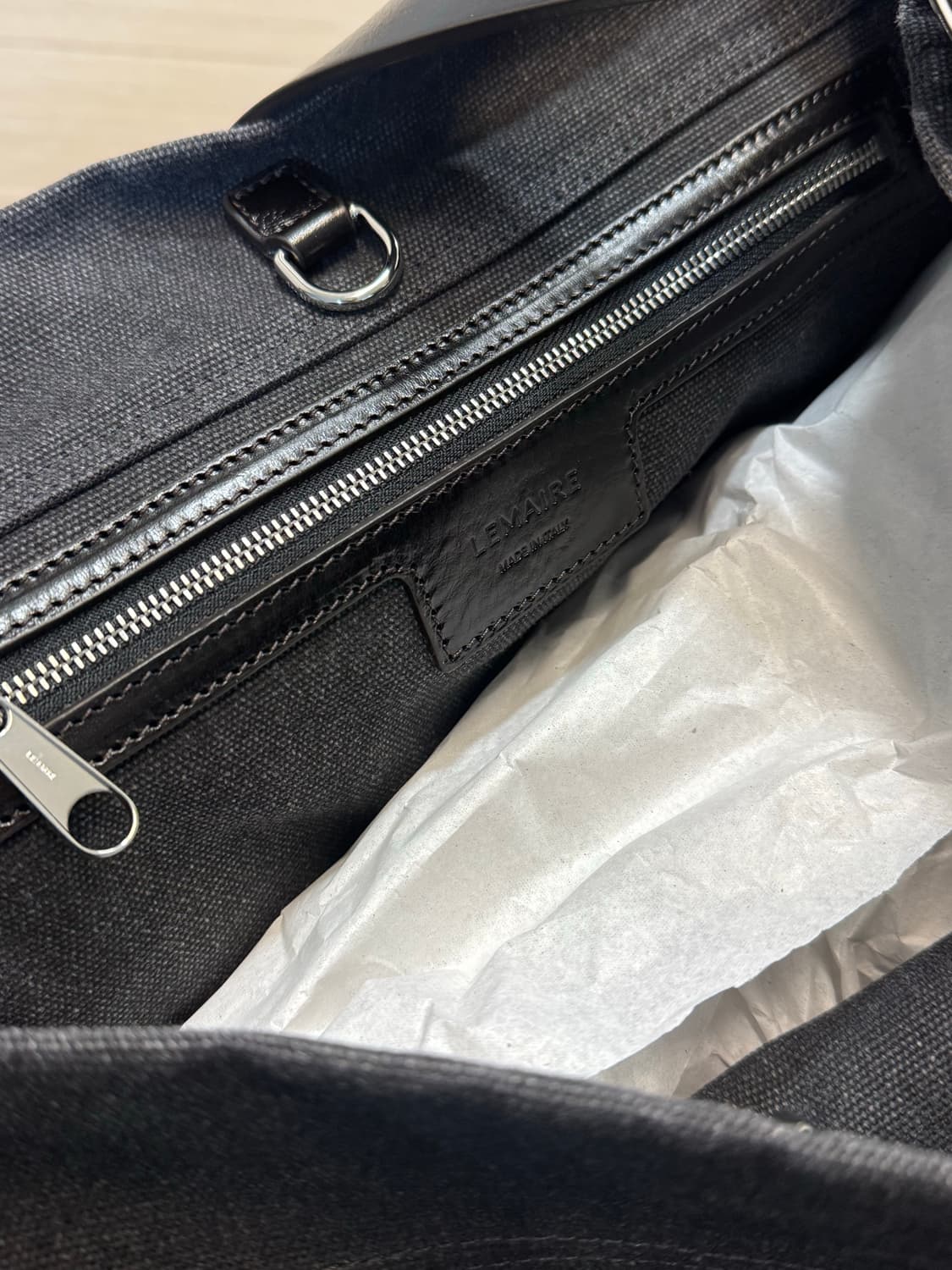 26SS 르메르 벨티드 캔버스 토트백 상품이미지3