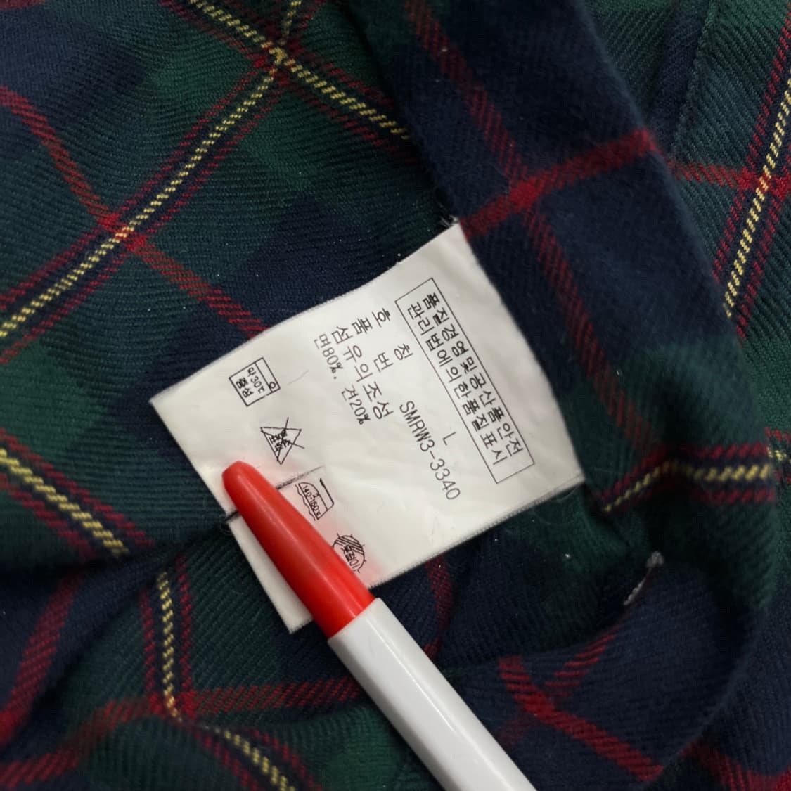 폴로 랄프로렌 레드포니 타탄체크 셔츠 L 상품이미지6