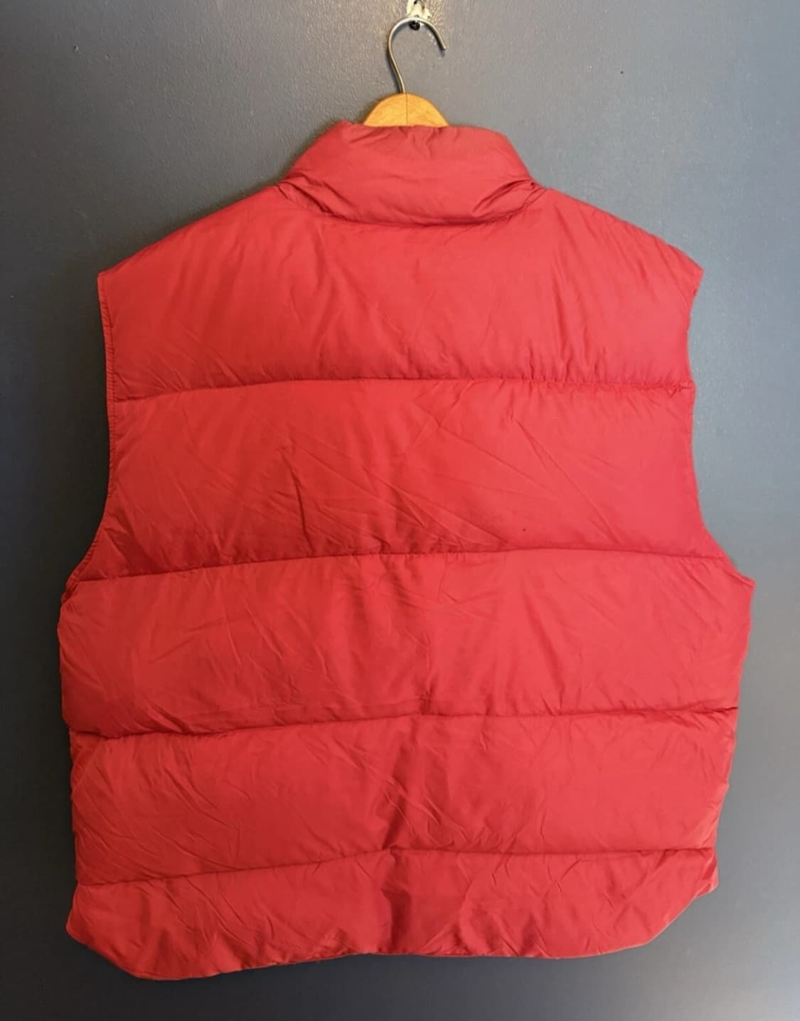 Vintage ll bean down vest xl red 상품이미지3
