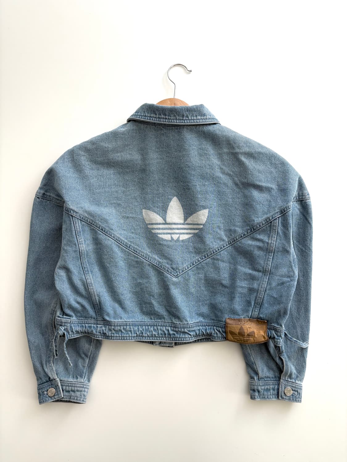 Adidas 아디다스 연청 크롭 데님자켓 상품이미지4