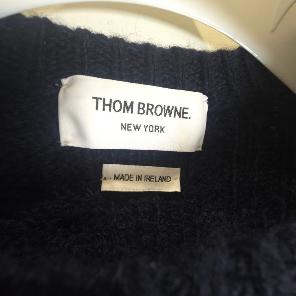 [중고/정품] 톰브라운 아란 케이블 사선 울 니트 3 상품이미지3