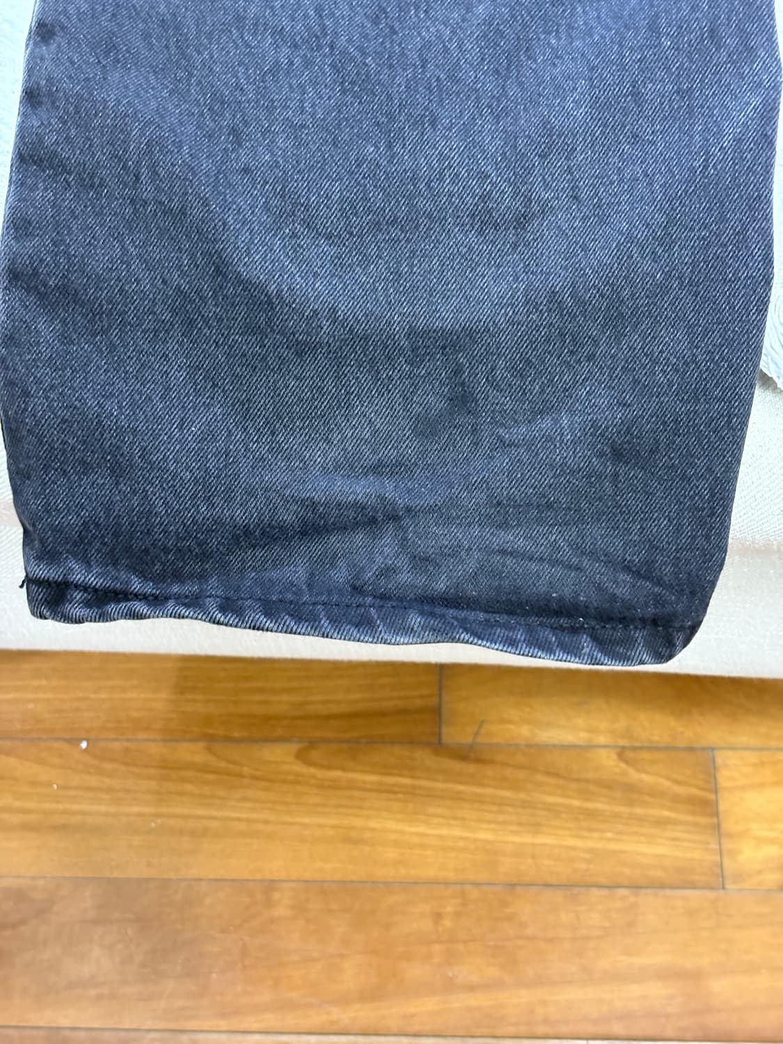 하프시코드 레귤러 데님 흑청 3 상품이미지5