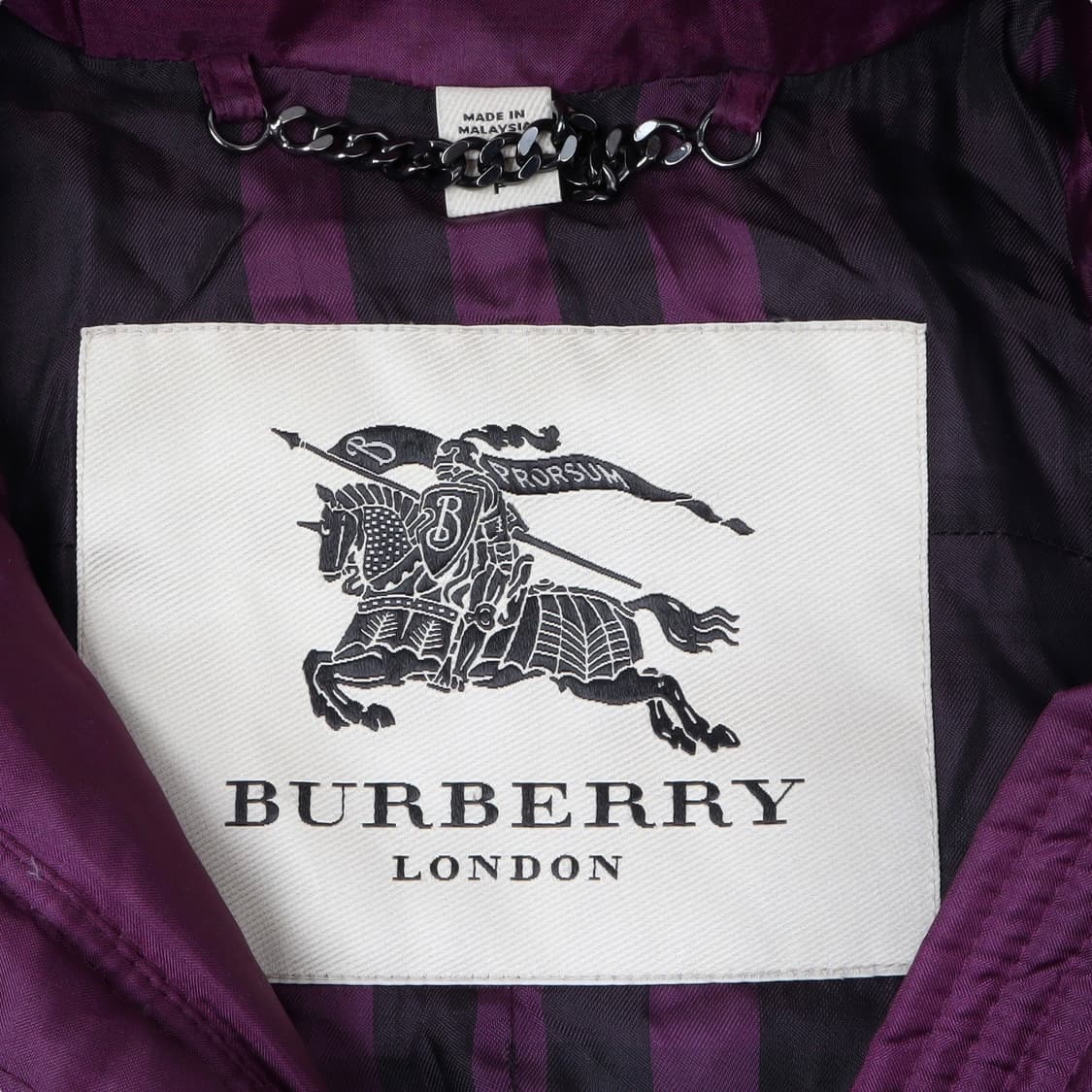 버버리 브릿 아비데일 퍼플 롱패딩 상품이미지8