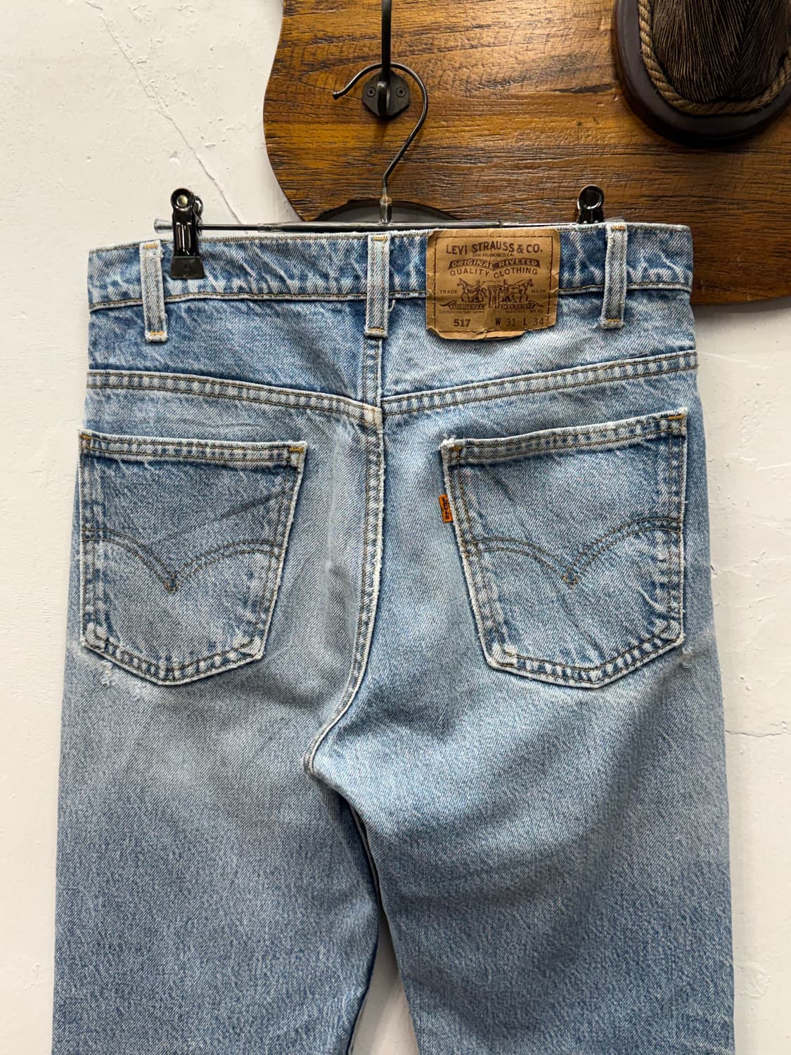 90s USA Levi's 517 Orange Tab Bootcut De 상품이미지2