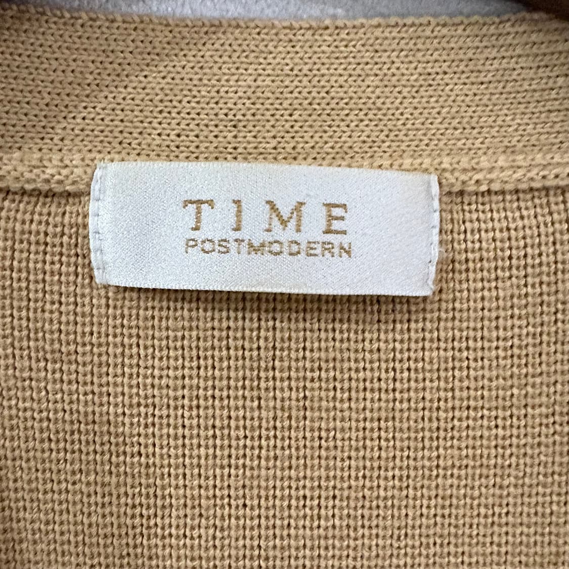 TIME 타임 가디건 베이지 상품이미지5