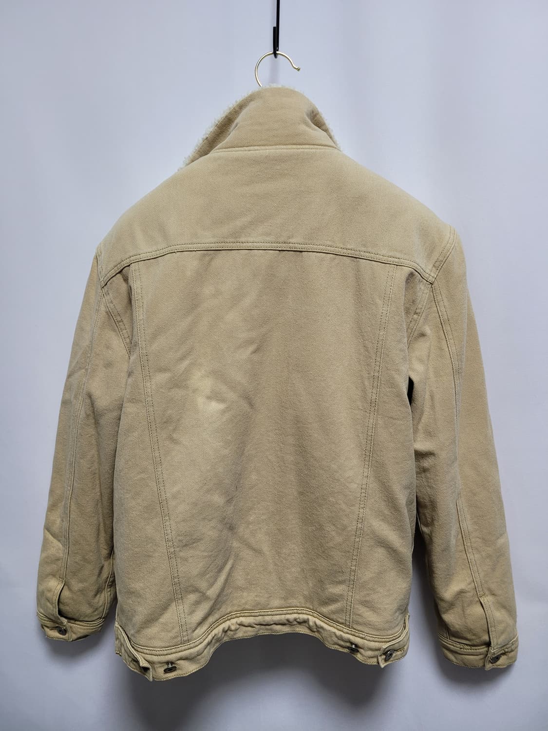 보아 퍼 트윌 코튼 셰르파 자켓_베이지 상품이미지2