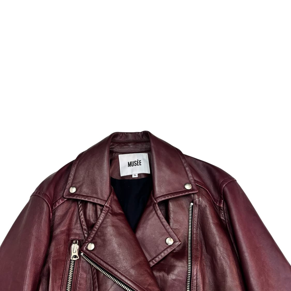 뮤제 Musee 램스킨 라이더 자켓 상품이미지2