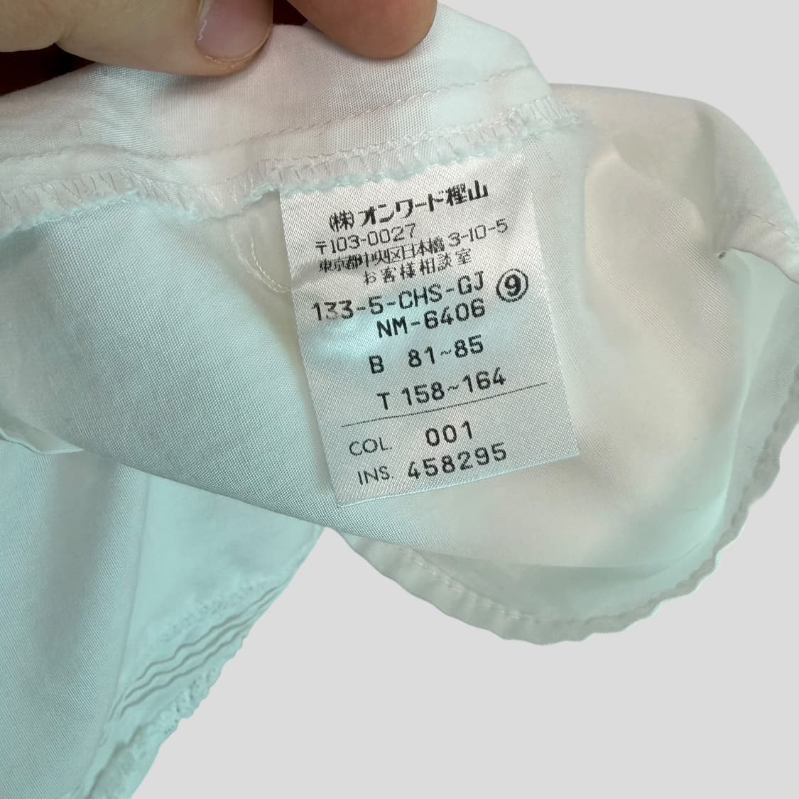 (여성S)J.PRESS 제이프레스 레이스 프릴 7부 블라우스  상품이미지5